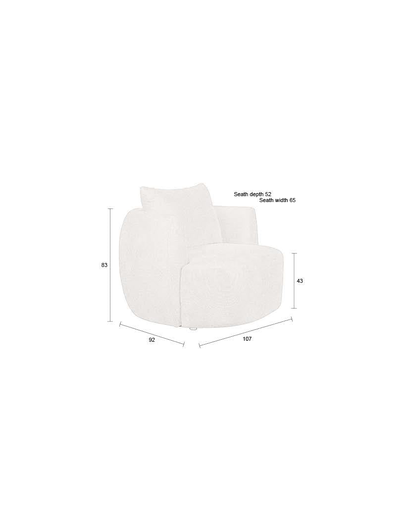 Lounge chair latte Laguna