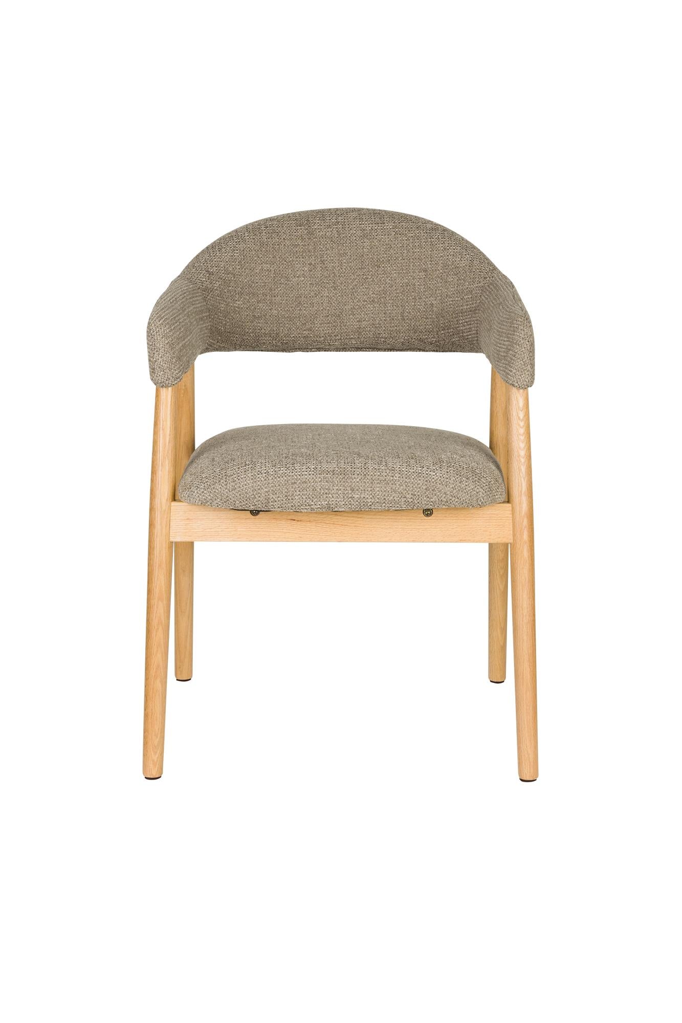 Dining armchair dark brown Lynn