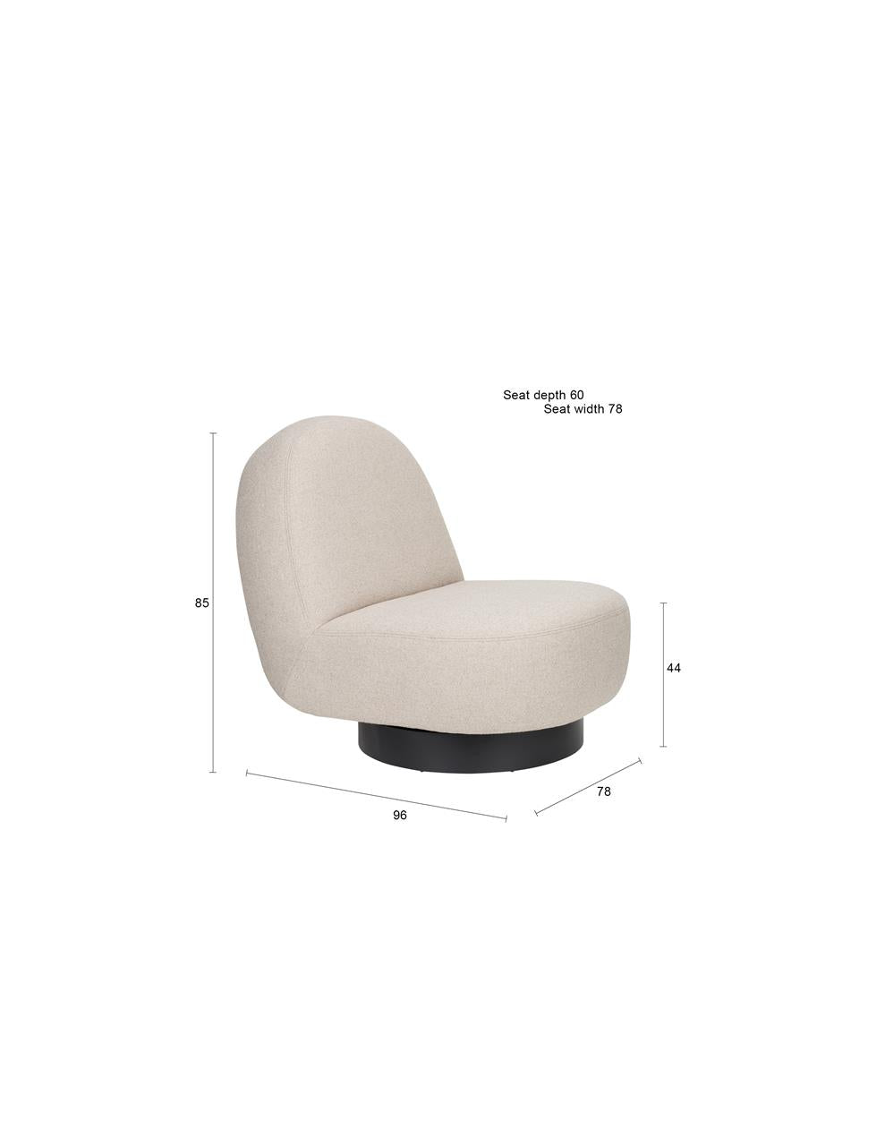 Horizon Swivel Chair capuccino