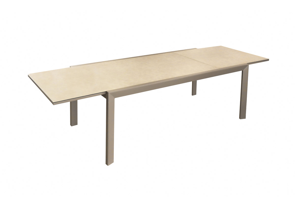 Dining table travertino EXTENDABLE