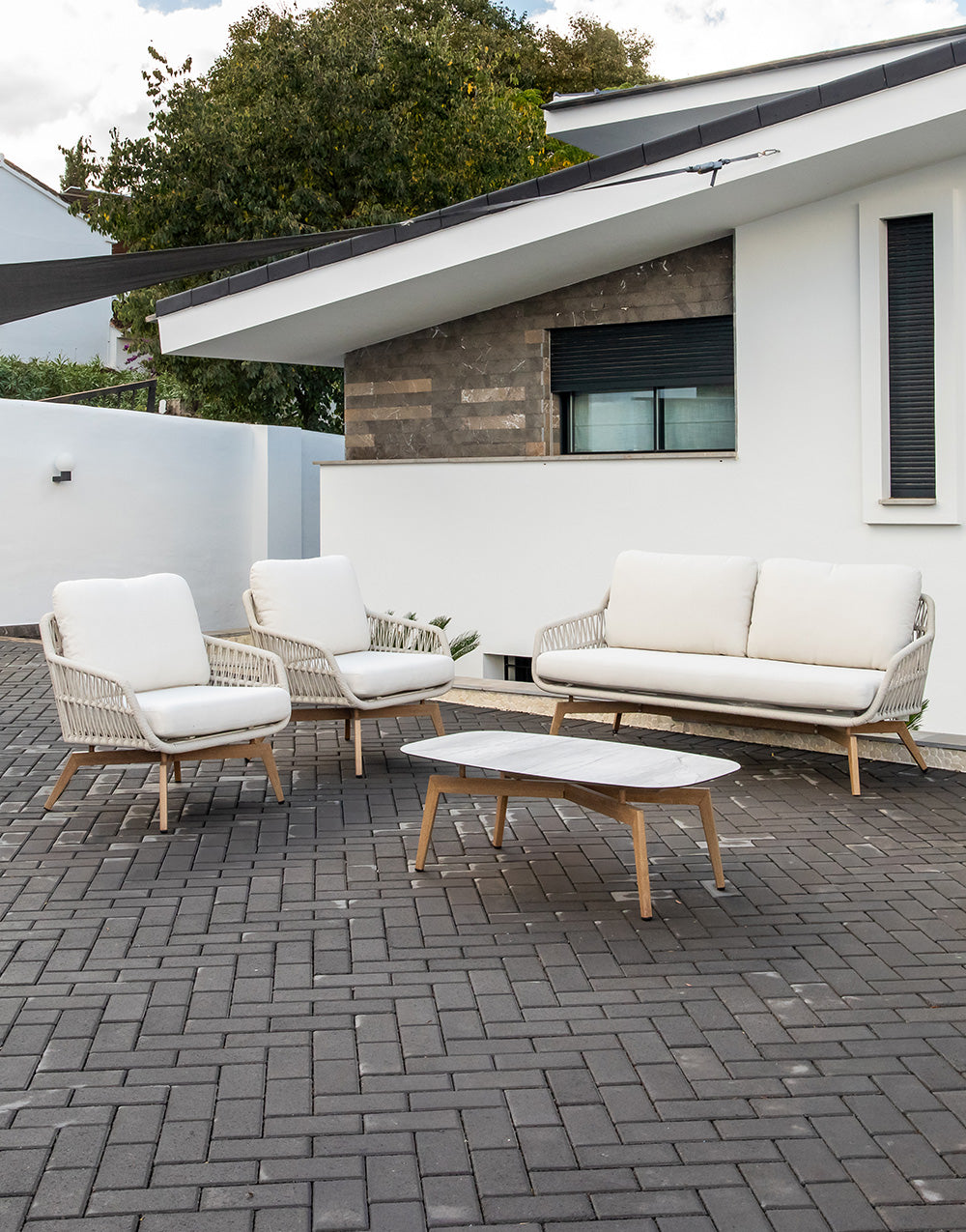 Outdoor set Malvinas Cream