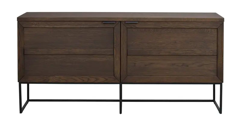 Laurel Console Table Brown/Black