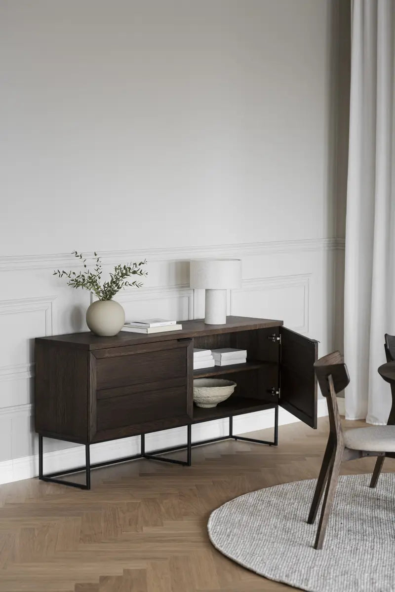 Laurel Console Table Brown/Black