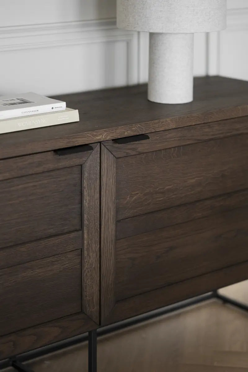 Laurel Console Table Brown/Black