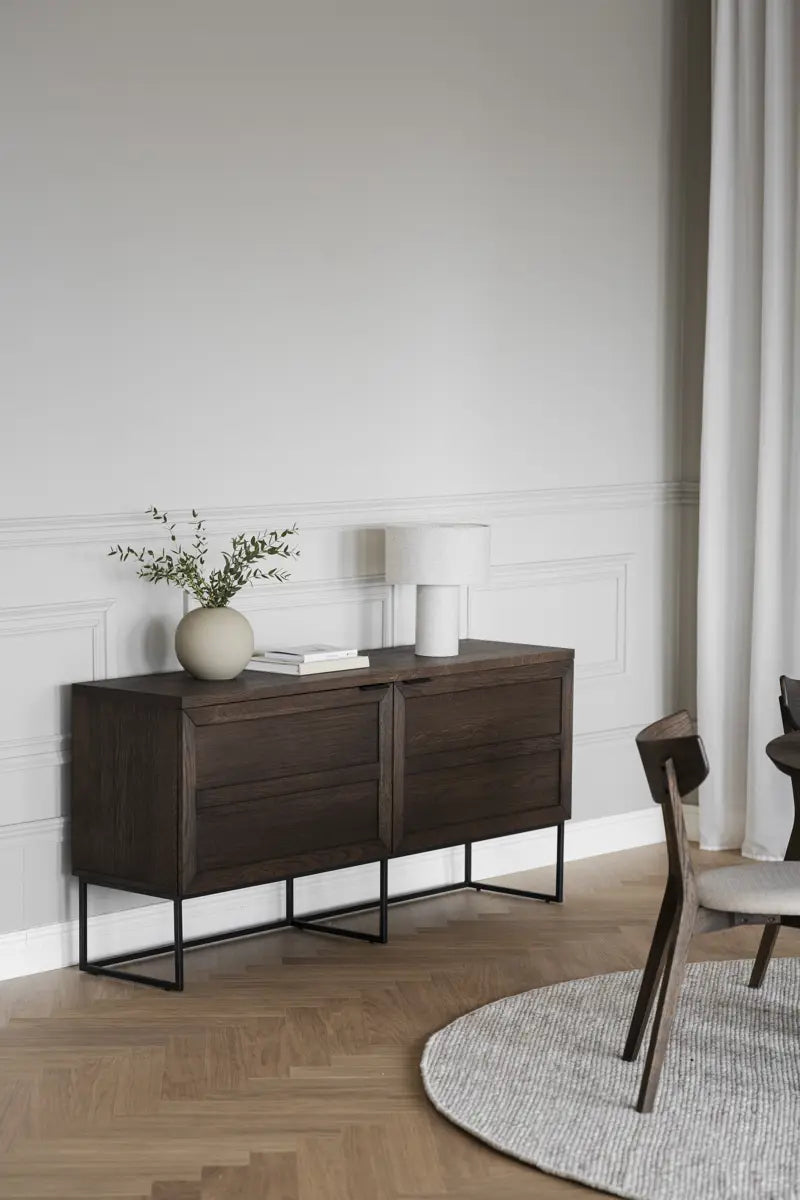 Laurel Console Table Brown/Black