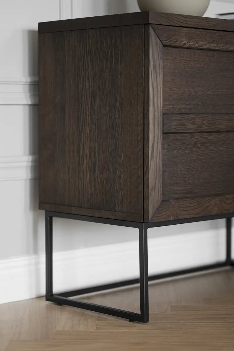 Laurel Console Table Brown/Black