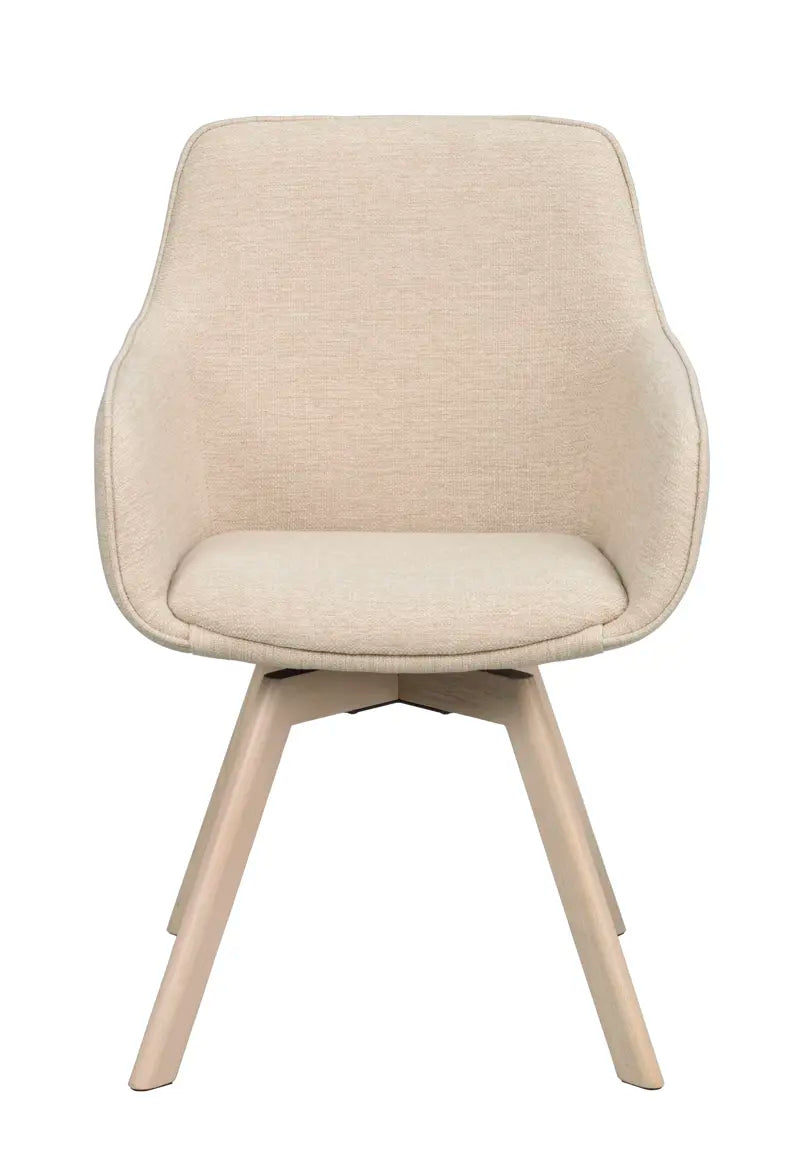 Grace Dining Chair Light Beige/Whitewash