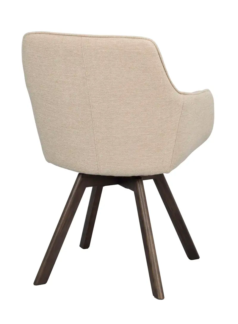Grace Dining Chair Light Beige/Brown