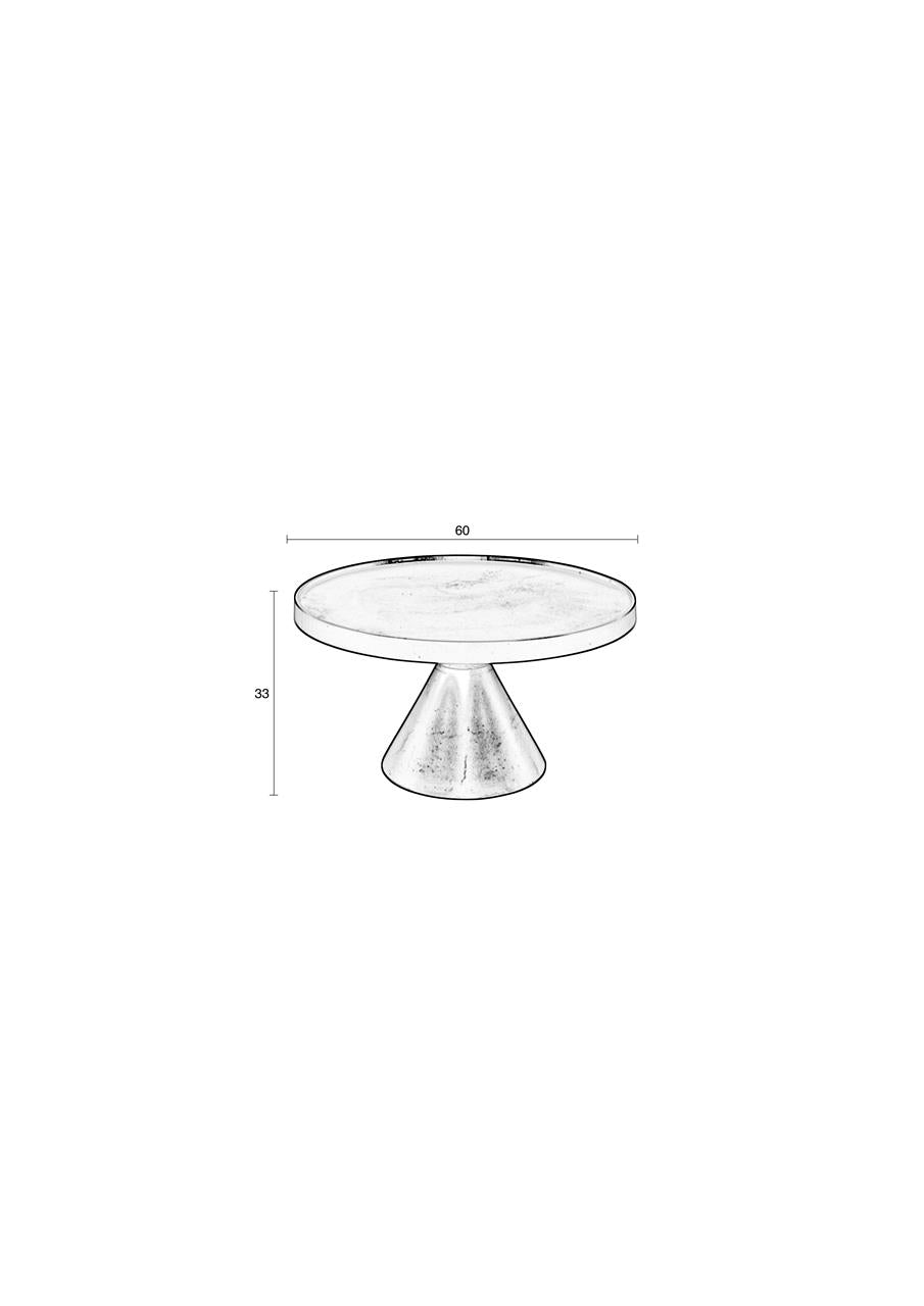 Coffee Table Aurora Black 60cm