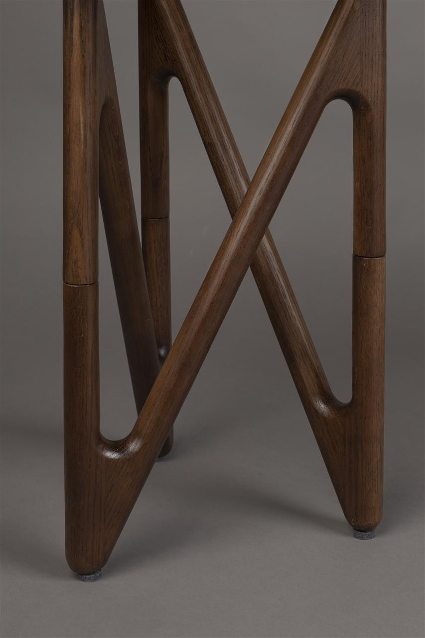 Side Table Nexus Round Walnut 40 cm