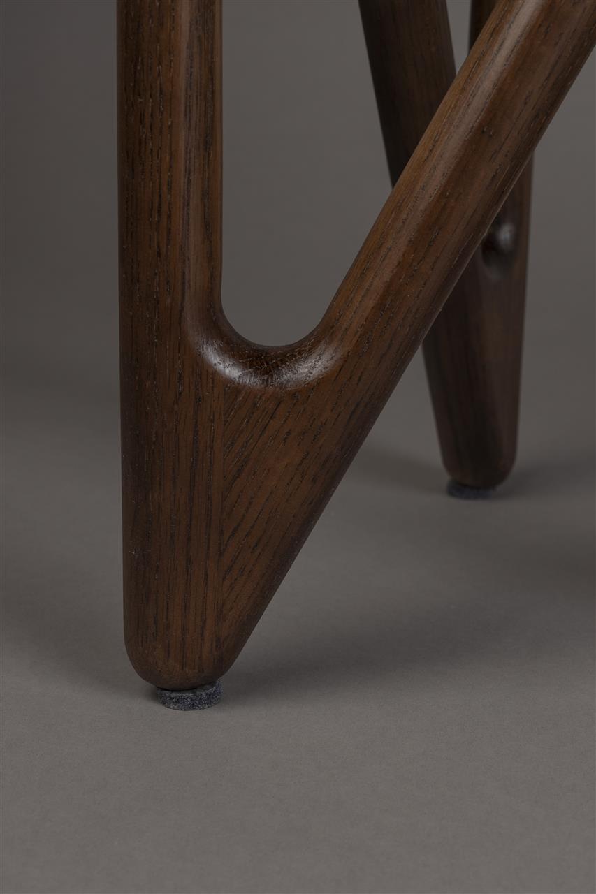 Side Table Nexus Round Walnut 40 cm