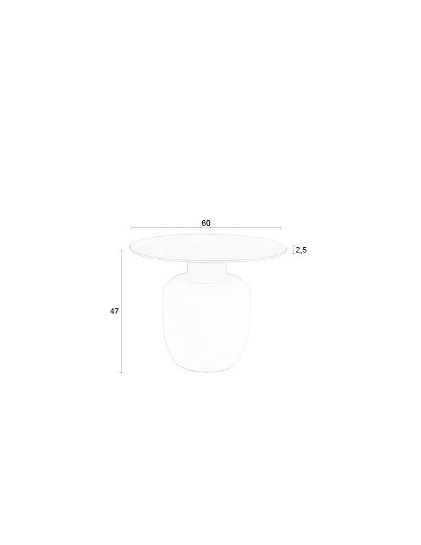Side Table Iris Low 60cm