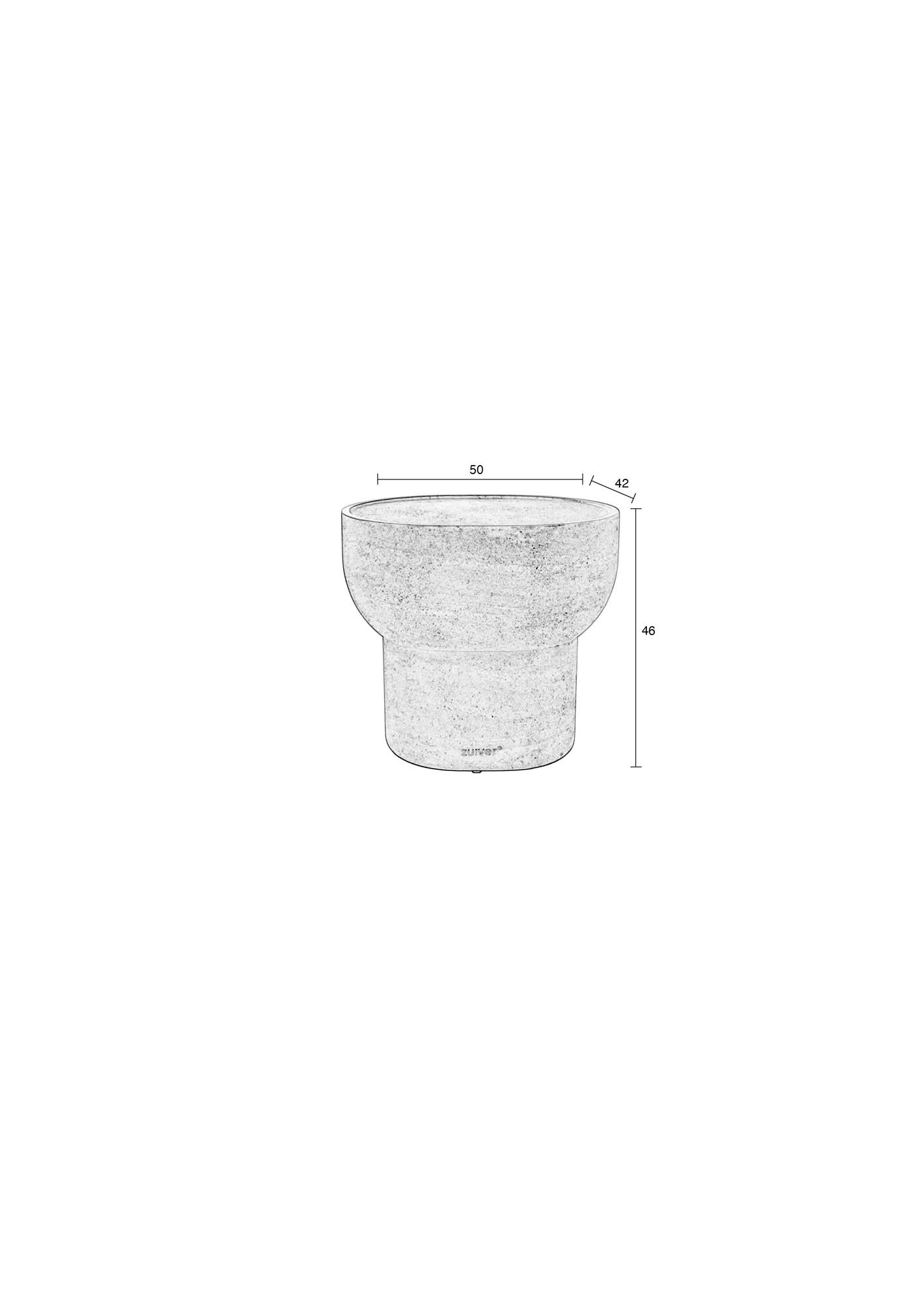 Side Table Kaia oval 50cm