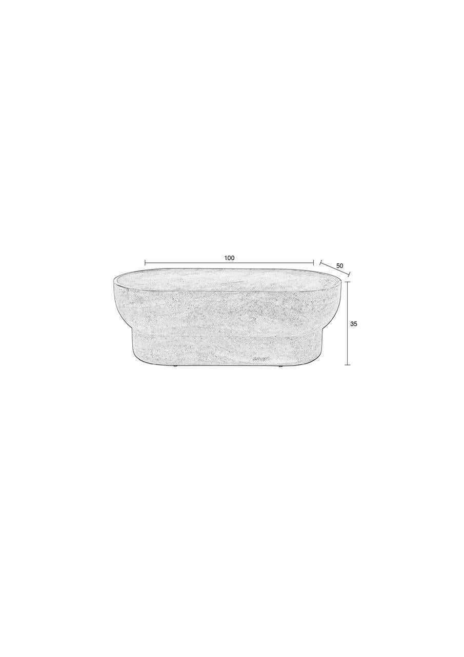 Coffee Table Kaia Oval 100cm