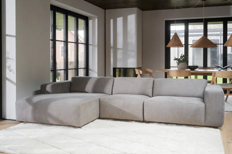 Nuvéa 4-seater Sofa Longue Left Beige