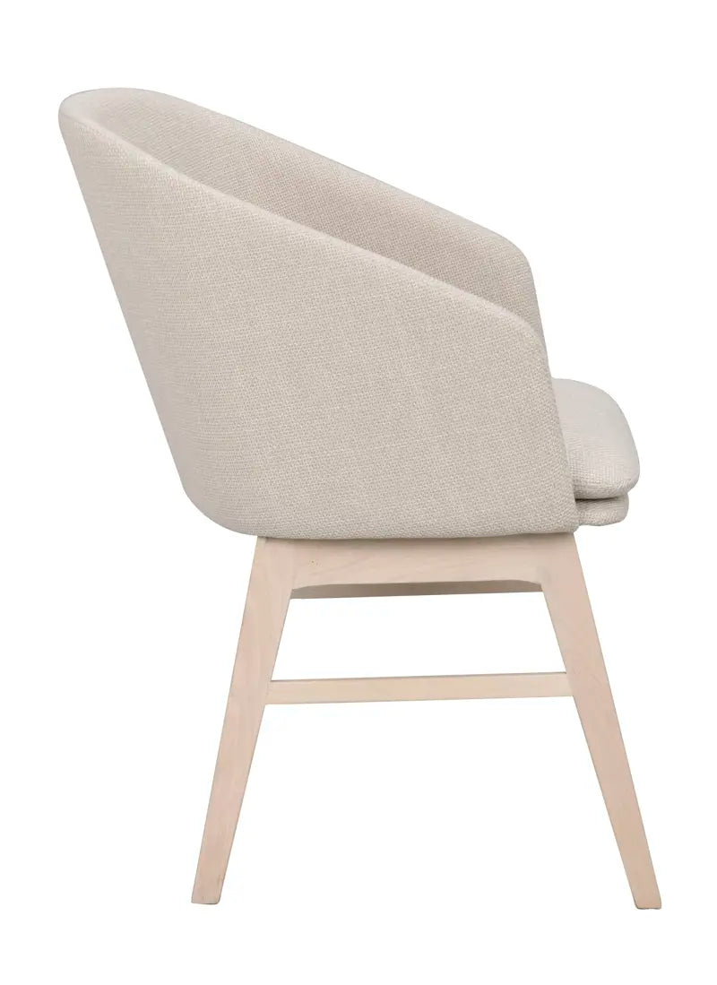 Lyra Dining Chair Beige/Whitewash