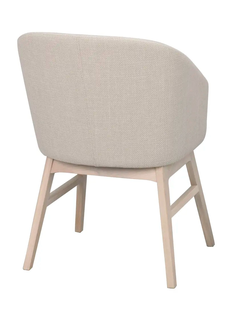 Lyra Dining Chair Beige/Whitewash