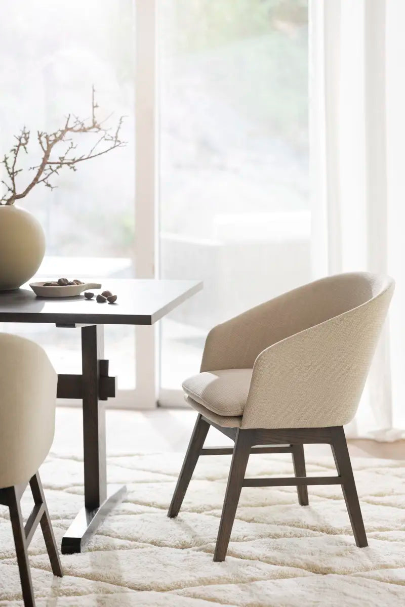 Lyra Dining Chair Beige/Brown