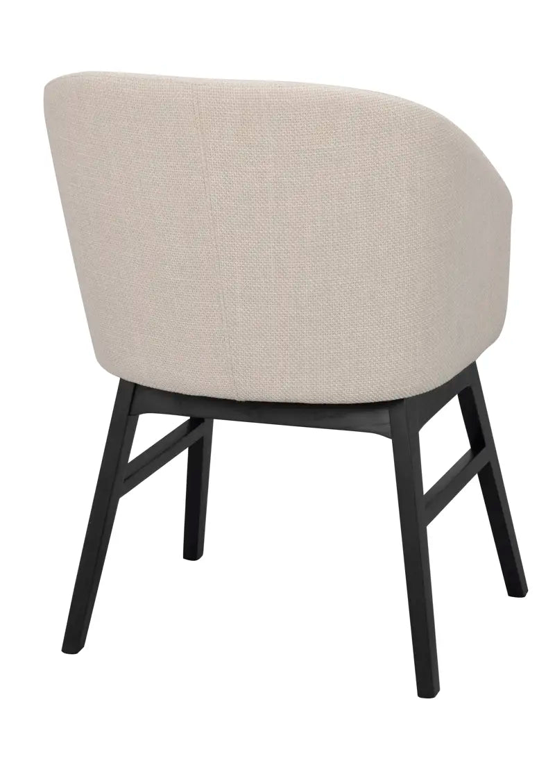 Lyra Dining Chair Beige/Black