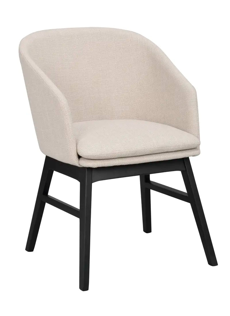 Lyra Dining Chair Beige/Black