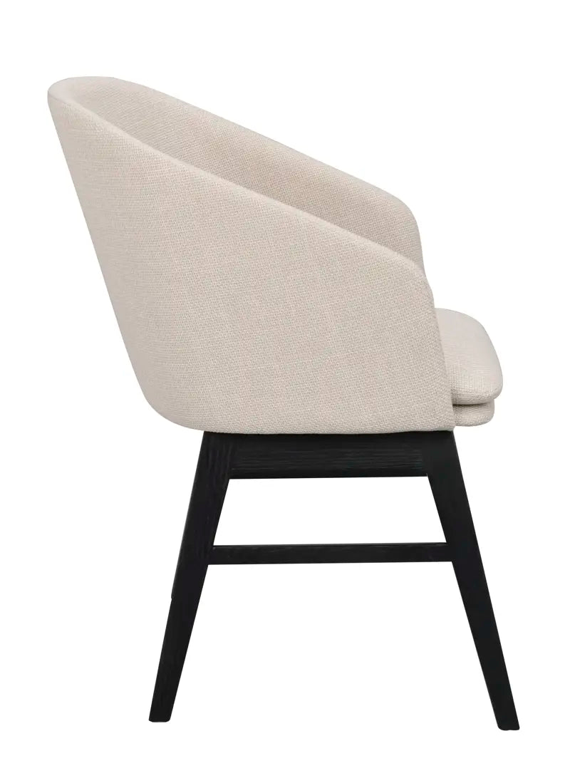 Lyra Dining Chair Beige/Black