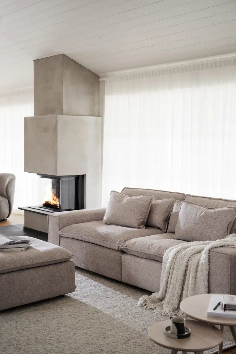 Rovy 3-seater Sofa Beige