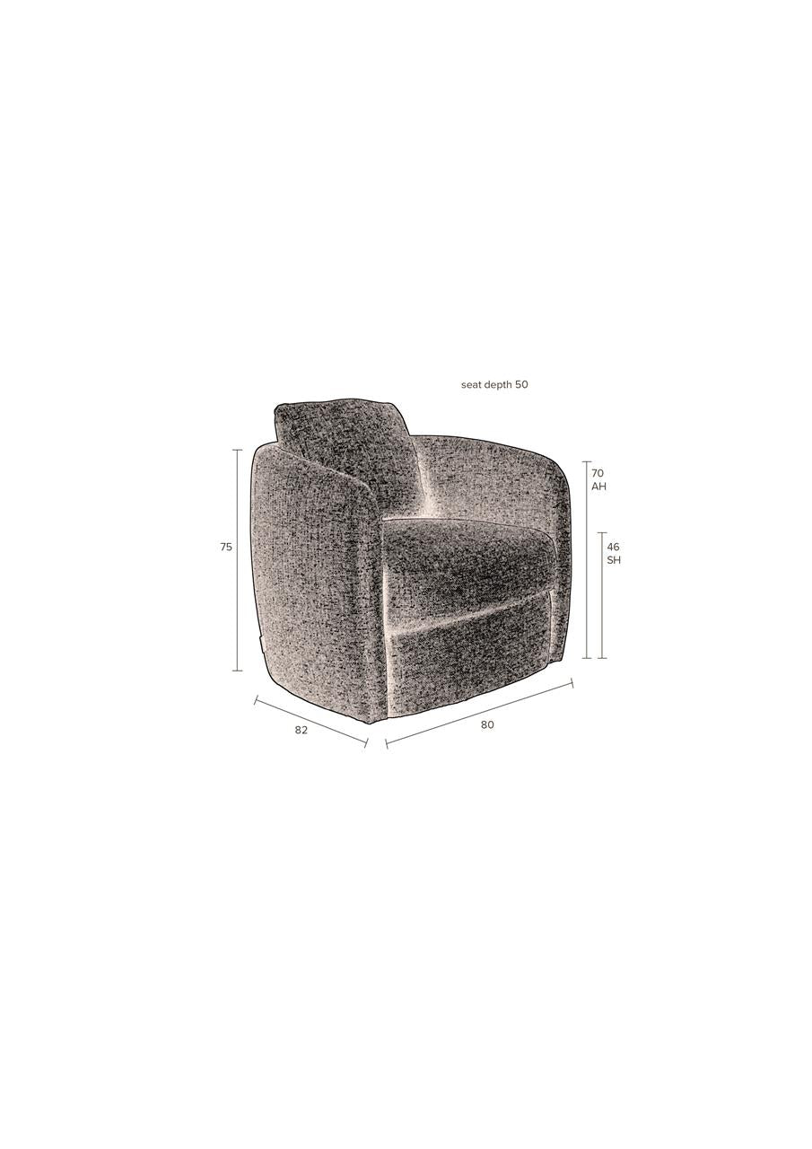 Lounge Chair Tatum 82cm