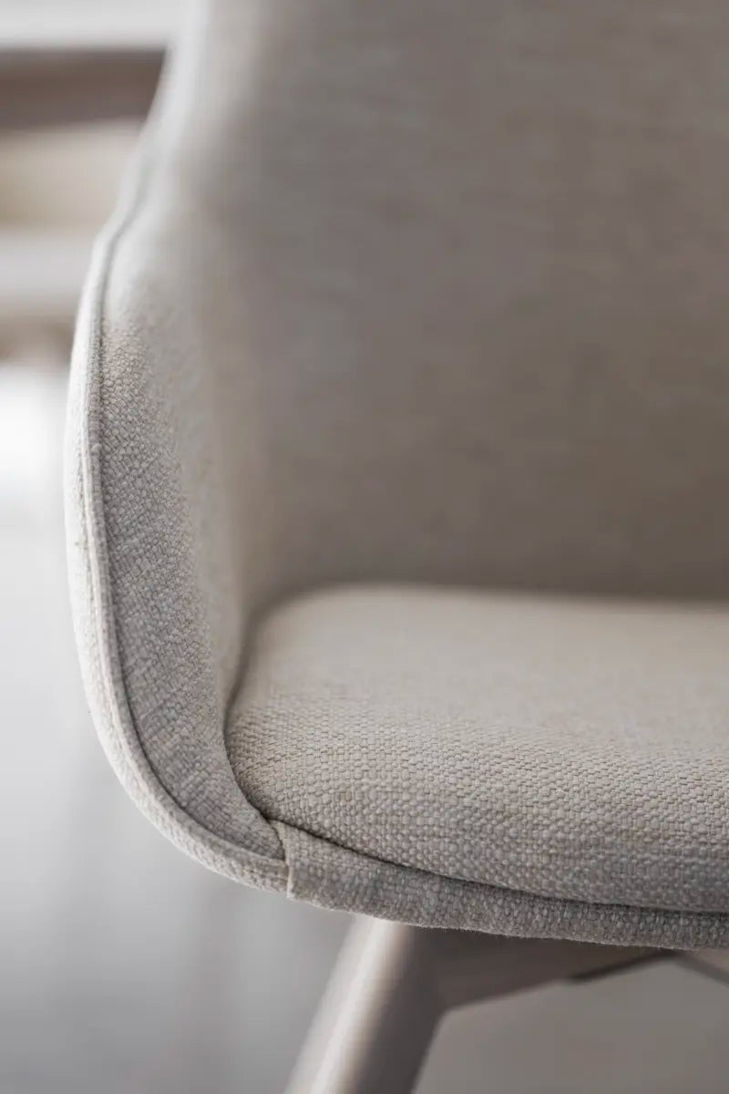 Grace Dining Chair Light Beige/Whitewash