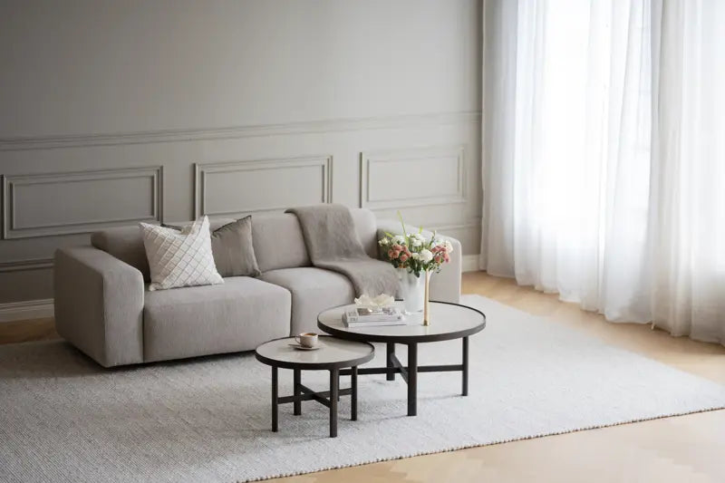 Nuvéa 3-seater Sofa Light Beige