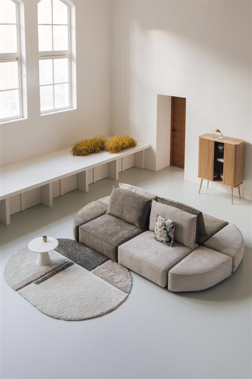 Sofa Nature 1.5-Seater (with back) Moss