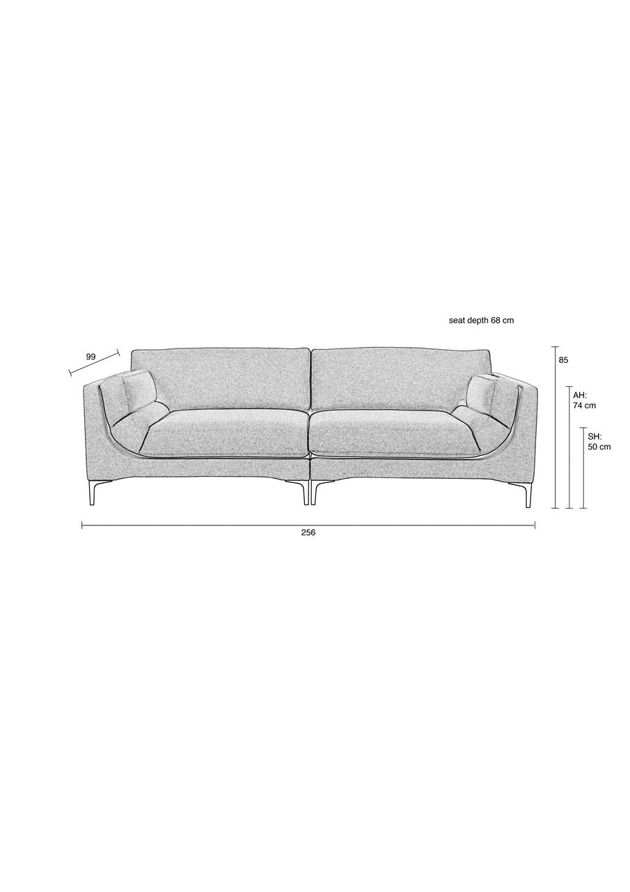 Sofa Heathe 3-Seater Beige