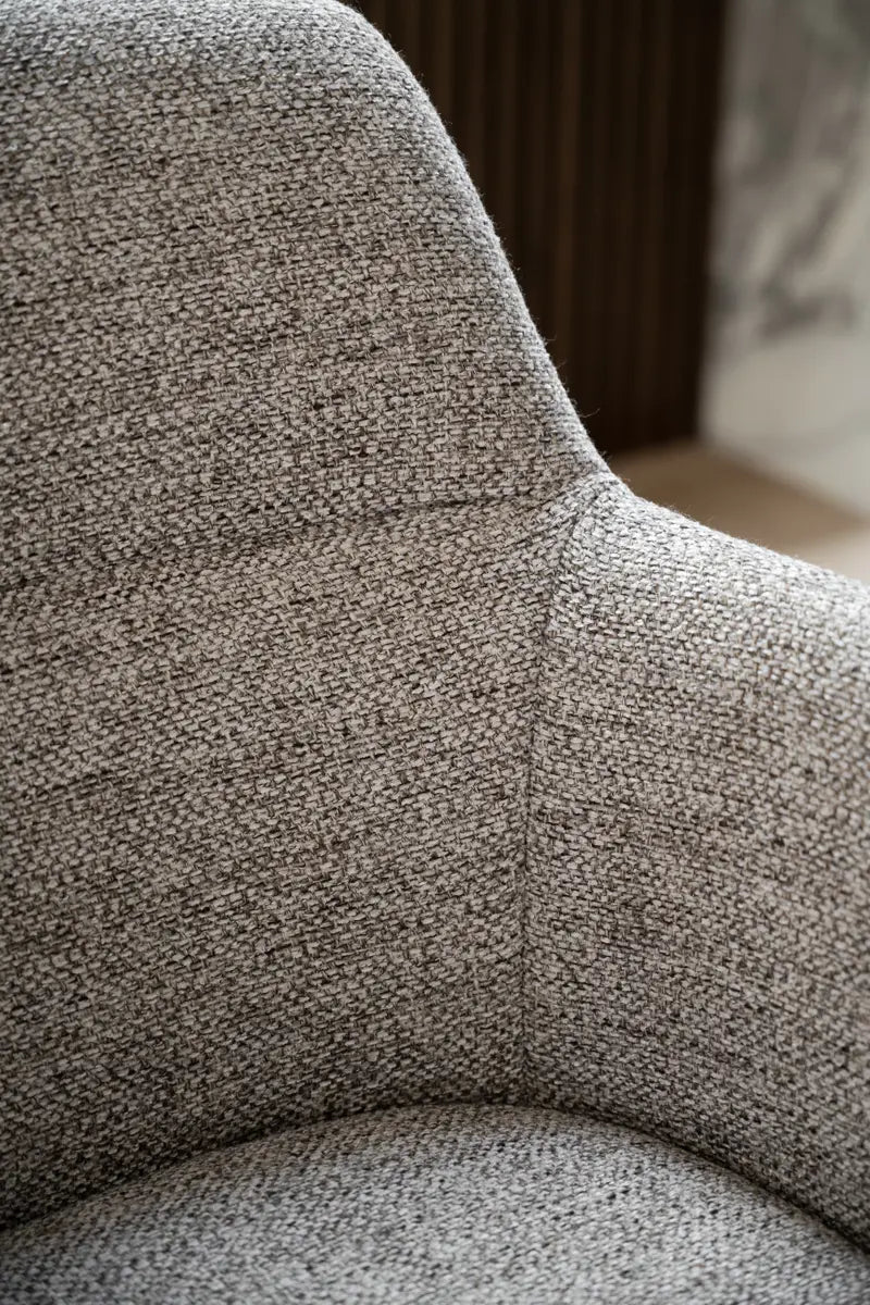 Vivi Chair Dark Beige/Black (Swivel)
