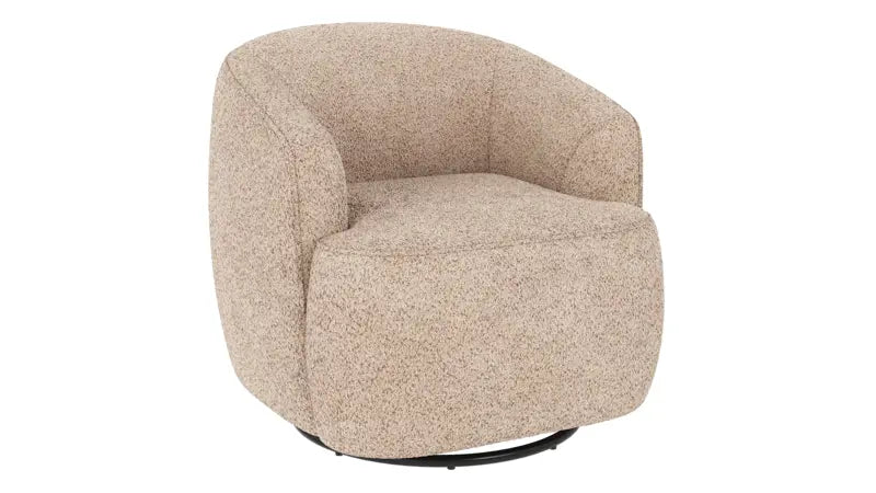 Ivy Armchair Light Beige (Swivel)