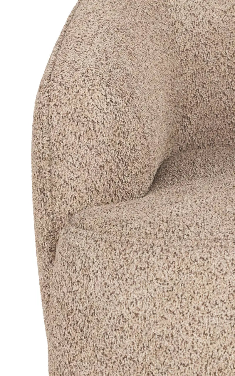 Ivy Armchair Light Beige (Swivel)