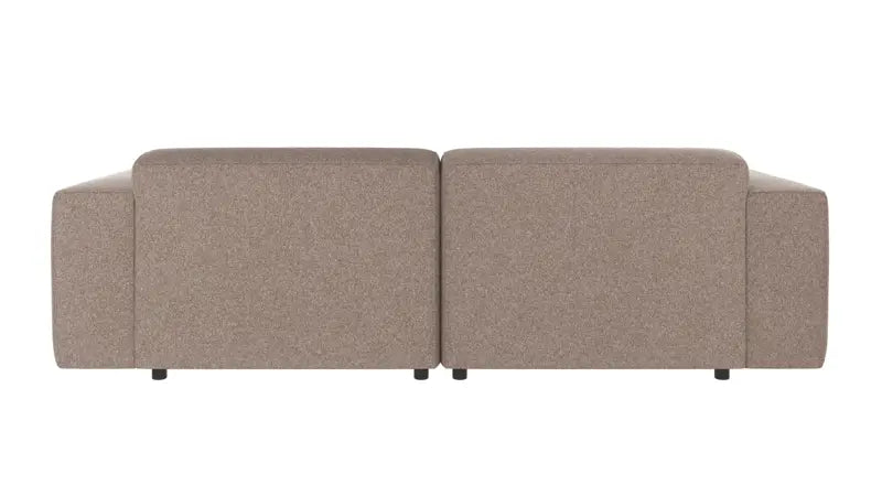 Nuveá 3-seater Sofa Longue Right Beige