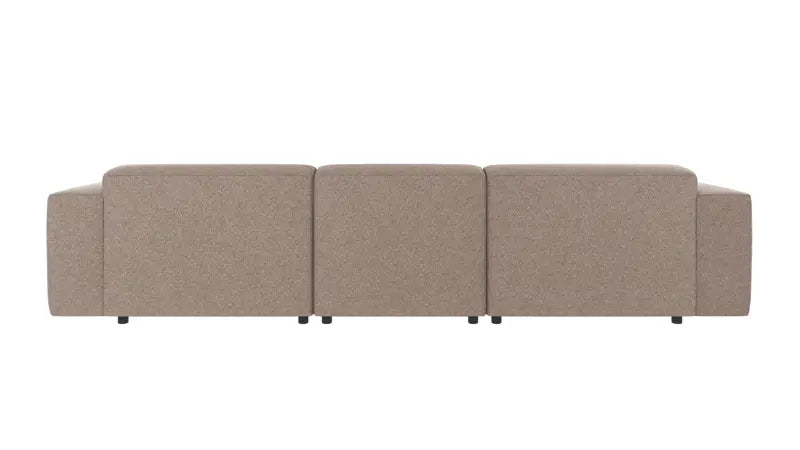 Nuvéa 4-seater Sofa Longue Right Beige