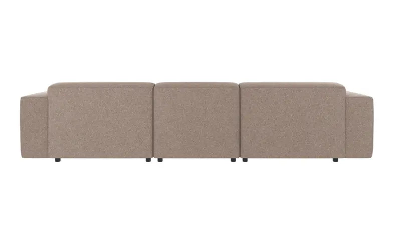 Nuvéa 4-seater Sofa Longue Left Beige
