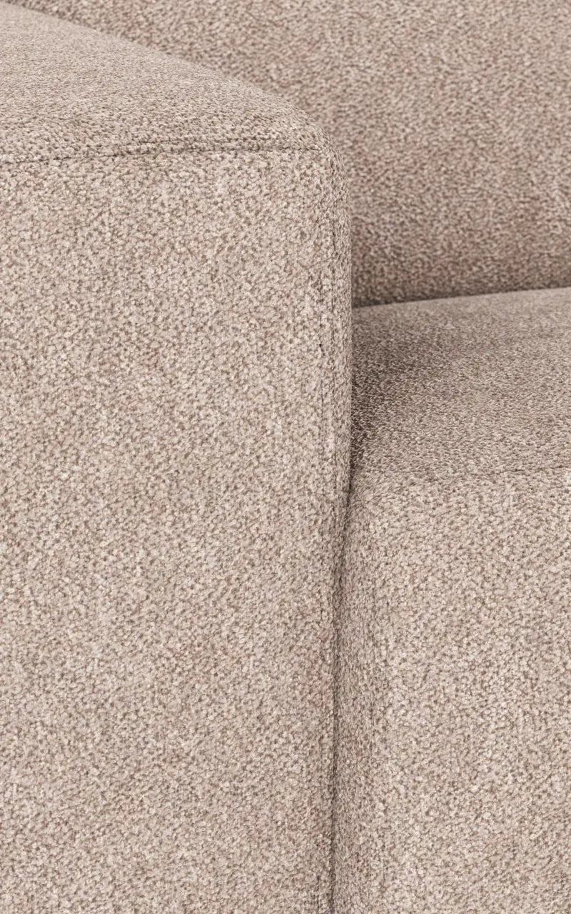 Nuvéa 4-seater Sofa Longue Right Light Beige
