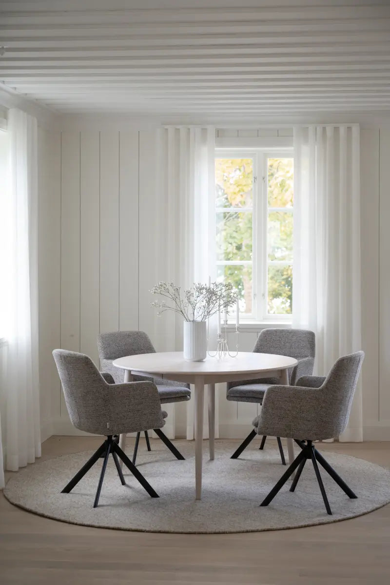 Vivi Chair Dark Beige/Black (Swivel)