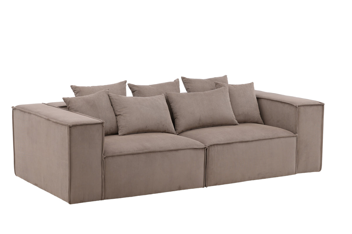 Espresso Edge Sofa 3-seater
