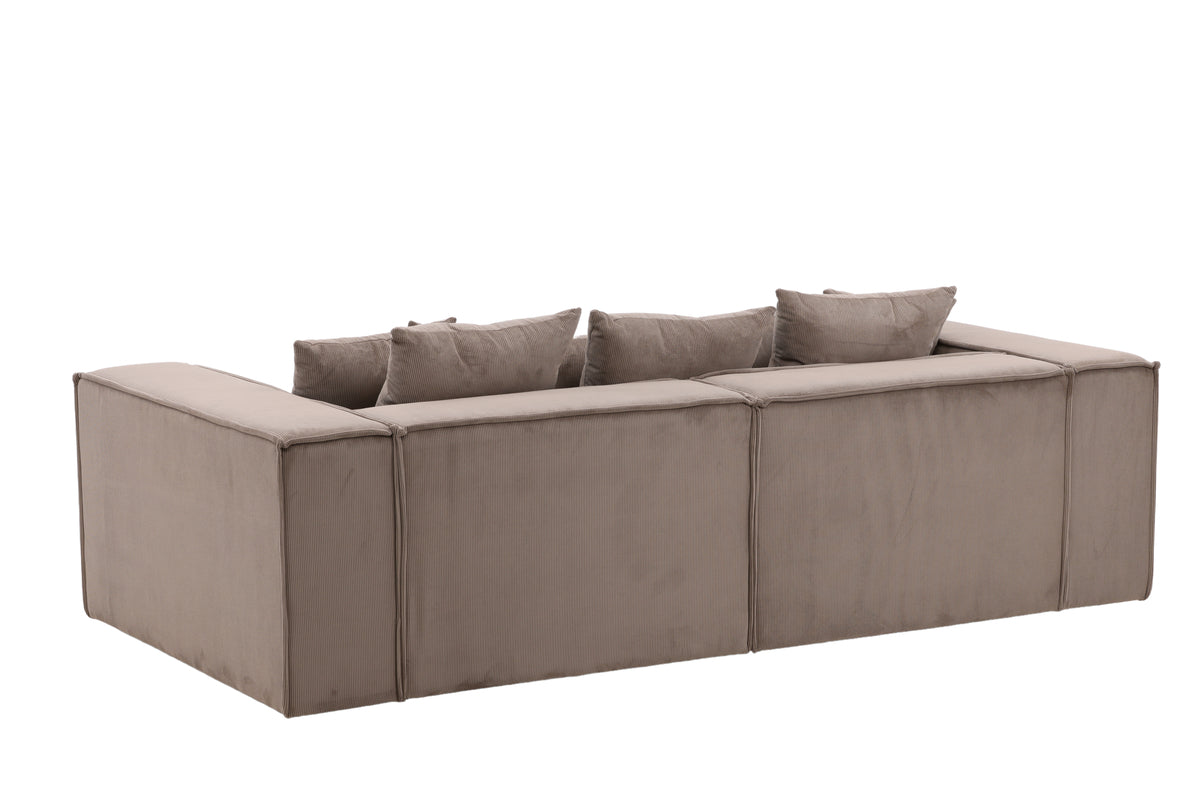Espresso Edge Sofa 3-seater