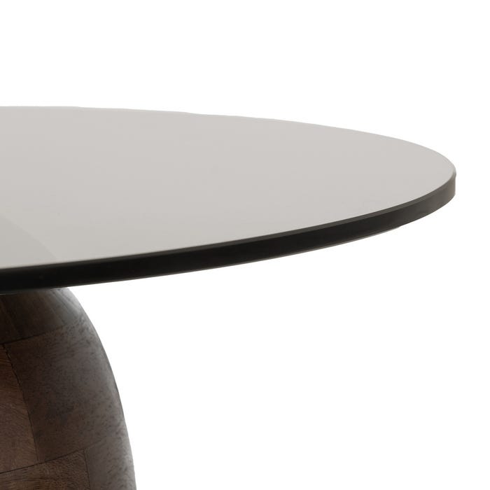Amber Mango Wood Coffee Table – 50x50x56 cm