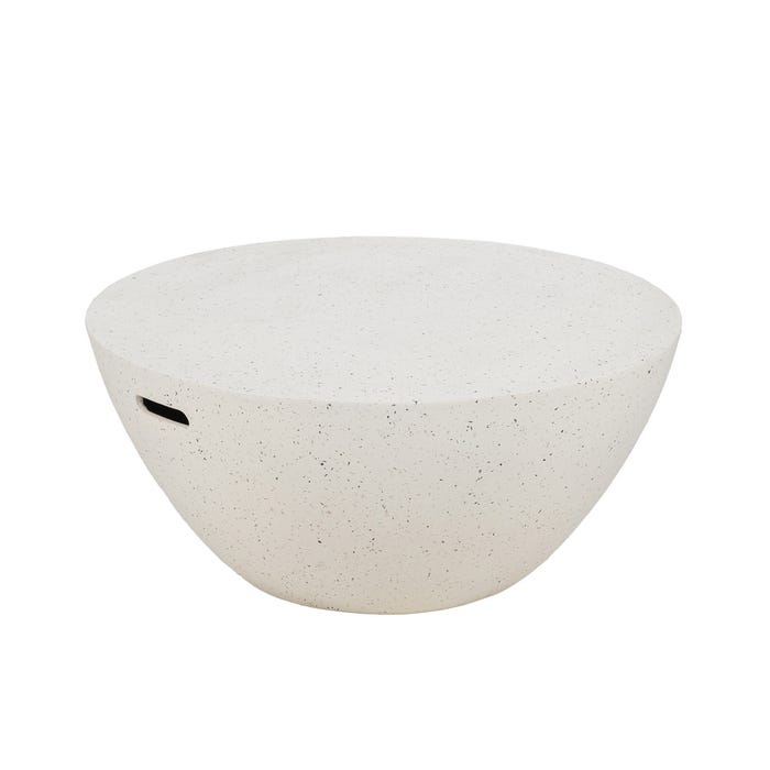 Coffee Table White Magnesium 90 X 90 X 40 CM