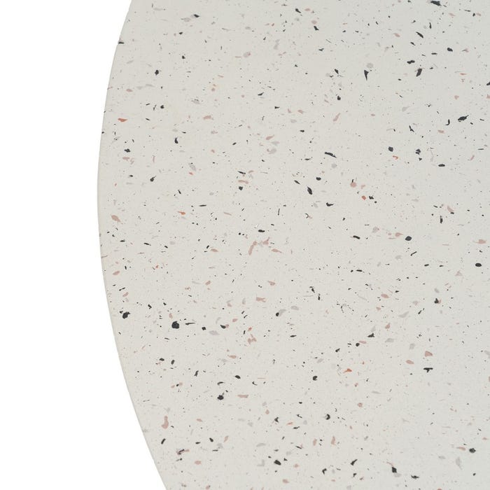 Coffee Table White Magnesium 90 X 90 X 40 CM