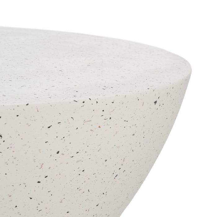 Coffee Table White Magnesium 90 X 90 X 40 CM