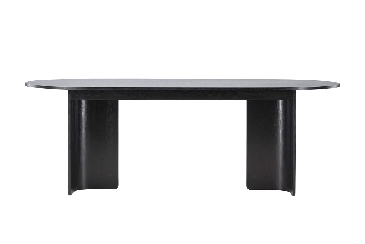 Montréve Dining Table Black Oval 220x100