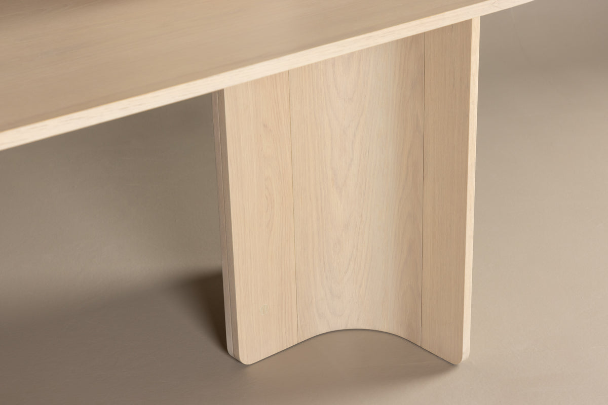 Montréve Dining Table Beige Oval 220x100