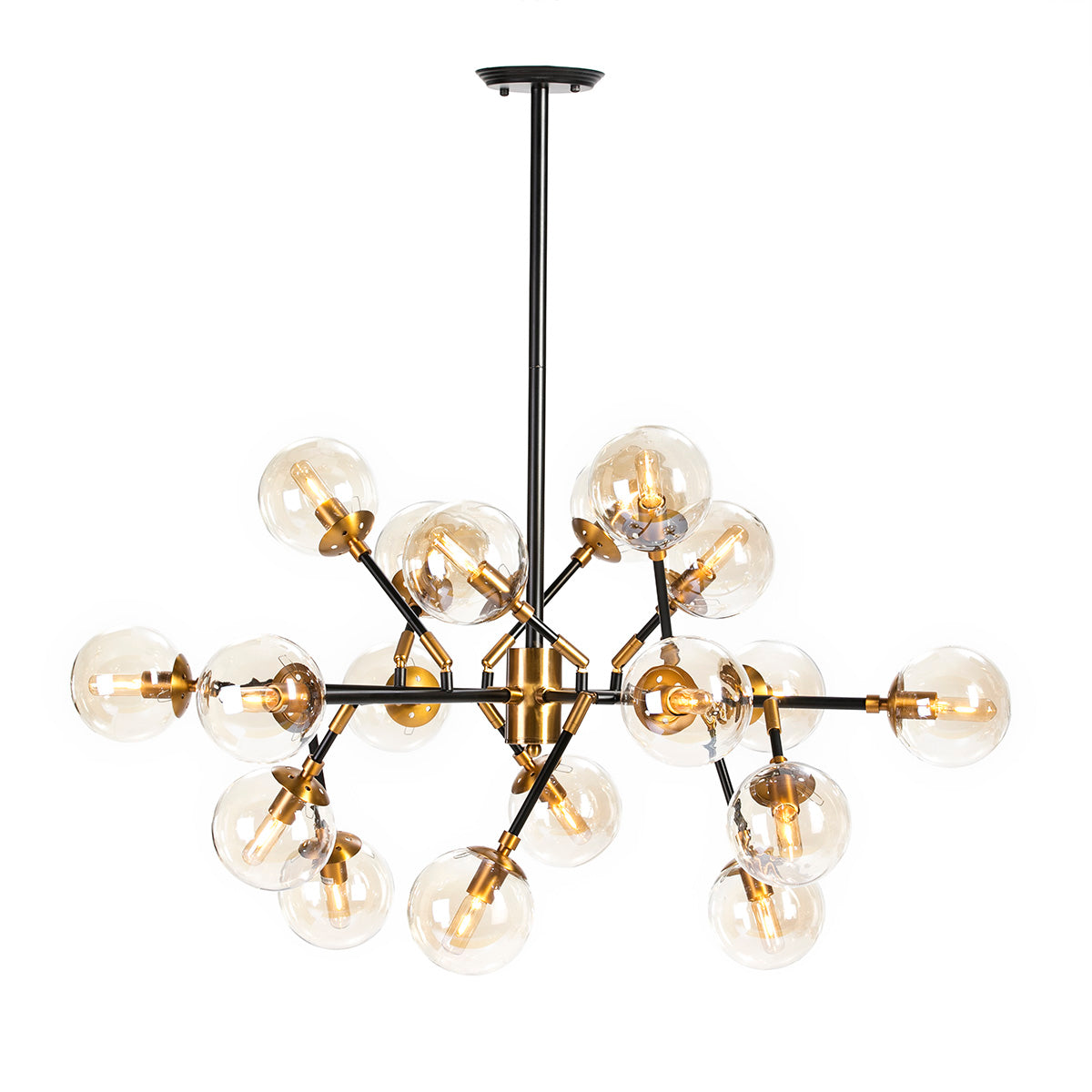 Halo Ceiling Lamp Golden/Black