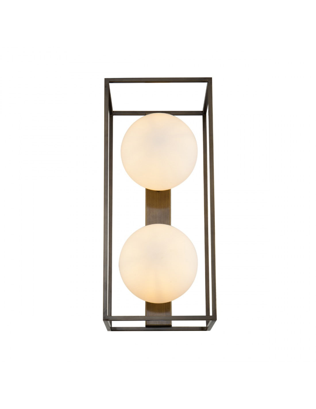 Golden Rectangular Wall Light