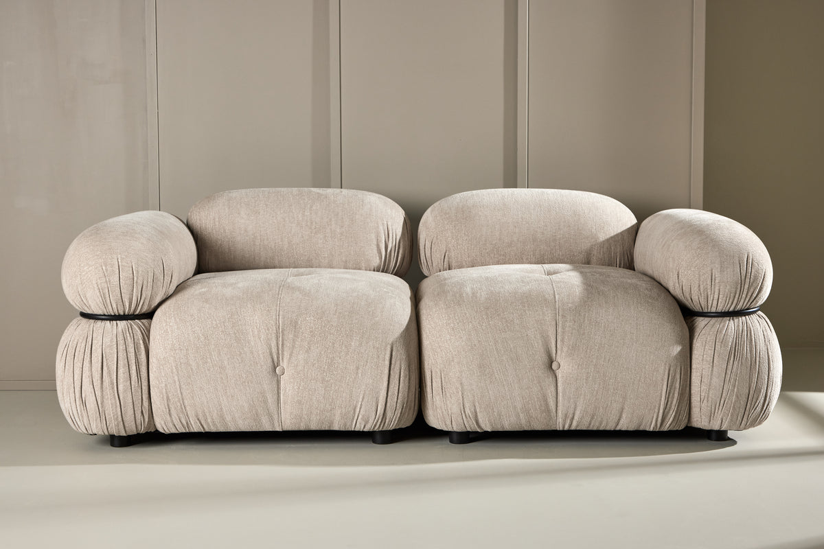 Saphir Sofa 2-seater Beige